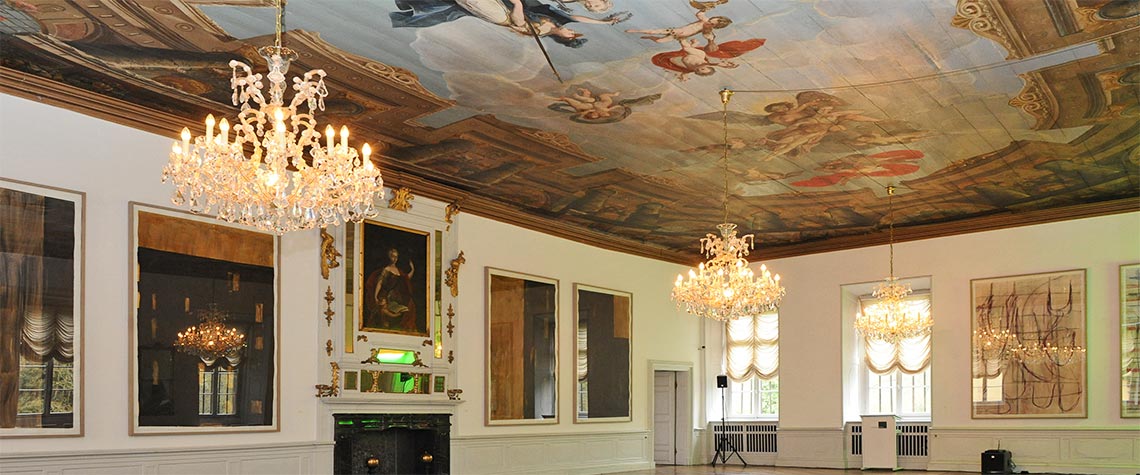Historischer Saal im Schloss Dyck